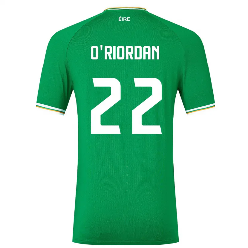 Danxen Dames Ierland Connor O'riordan #22 Groente Thuisshirt Thuistenue 24-26 T-Shirt