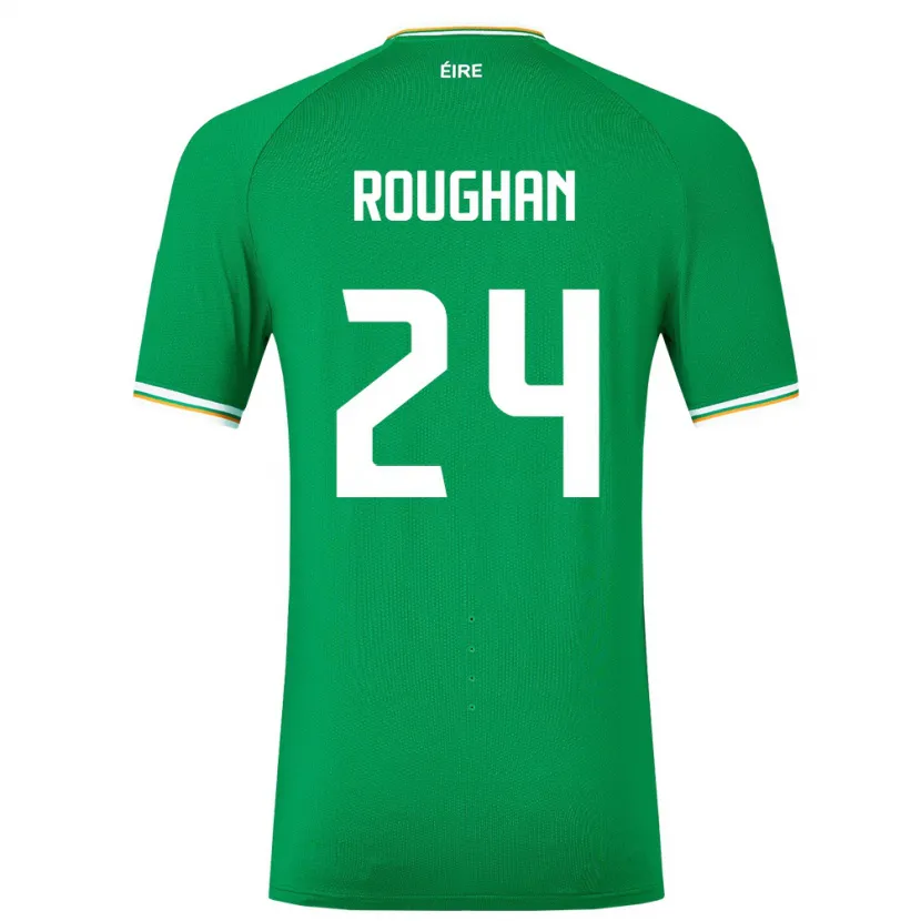Danxen Dames Ierland Sean Roughan #24 Groente Thuisshirt Thuistenue 24-26 T-Shirt