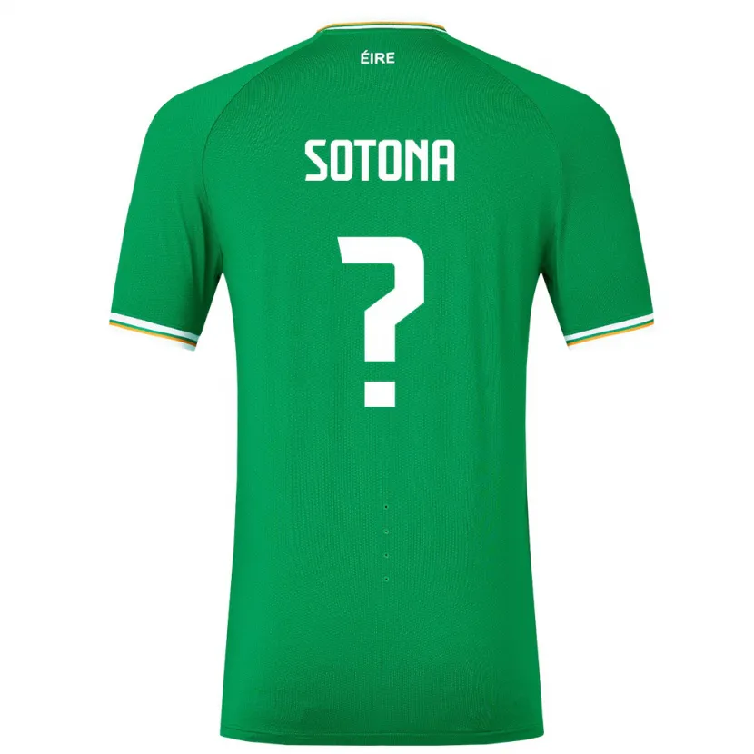 Danxen Dames Ierland Deji Sotona #0 Groente Thuisshirt Thuistenue 24-26 T-Shirt