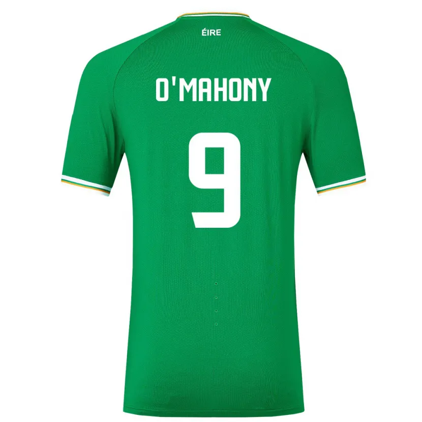 Danxen Dames Ierland Mark O'mahony #9 Groente Thuisshirt Thuistenue 24-26 T-Shirt