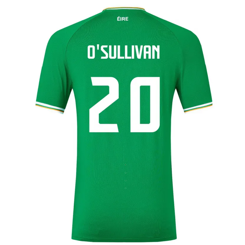 Danxen Dames Ierland Cathal O'sullivan #20 Groente Thuisshirt Thuistenue 24-26 T-Shirt