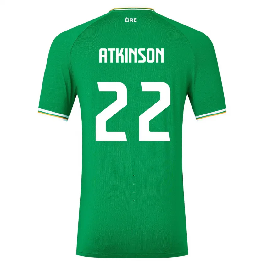 Danxen Dames Ierland Isibeal Atkinson #22 Groente Thuisshirt Thuistenue 24-26 T-Shirt