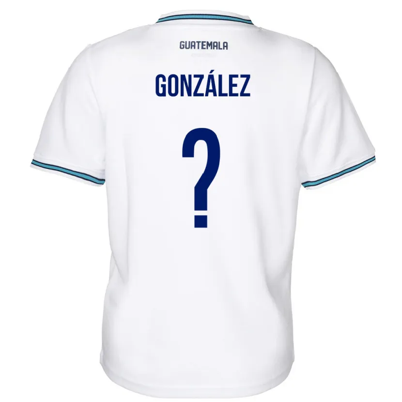 Danxen Dames Guatemala Erick González #0 Wit Thuisshirt Thuistenue 24-26 T-Shirt