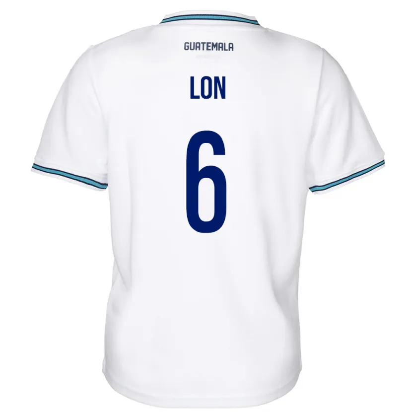 Danxen Dames Guatemala Ariel Lon #6 Wit Thuisshirt Thuistenue 24-26 T-Shirt