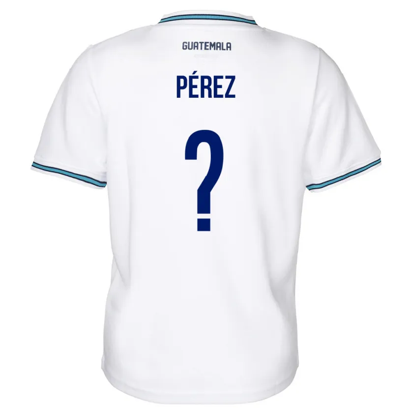 Danxen Dames Guatemala Mary Pérez #0 Wit Thuisshirt Thuistenue 24-26 T-Shirt