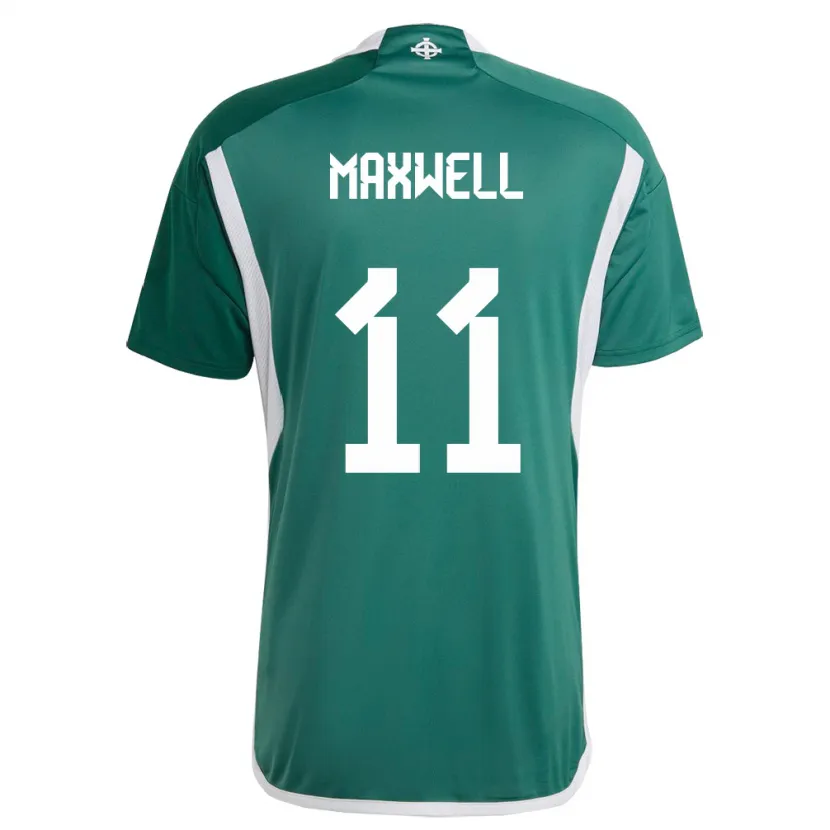 Danxen Dames Noord-Ierland Danielle Maxwell #11 Groente Thuisshirt Thuistenue 24-26 T-Shirt
