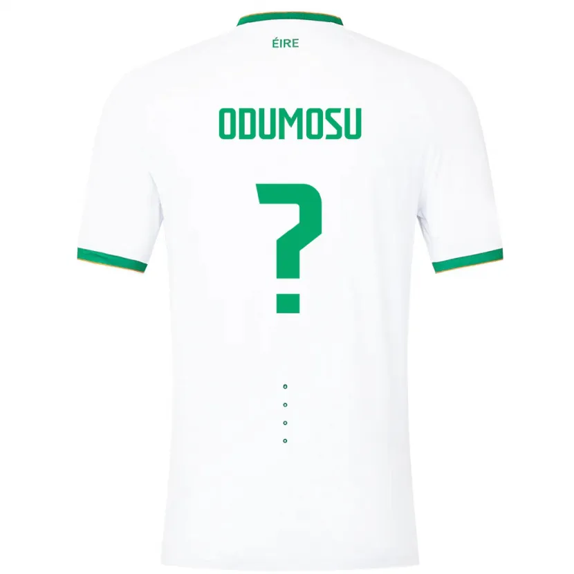 Danxen Dames Ierland David Odumosu #0 Wit Uitshirt Uittenue 24-26 T-Shirt