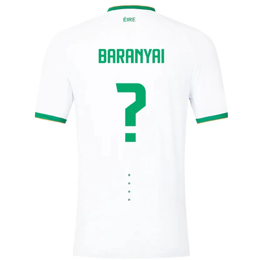 Danxen Dames Ierland Patrick Baranyai #0 Wit Uitshirt Uittenue 24-26 T-Shirt
