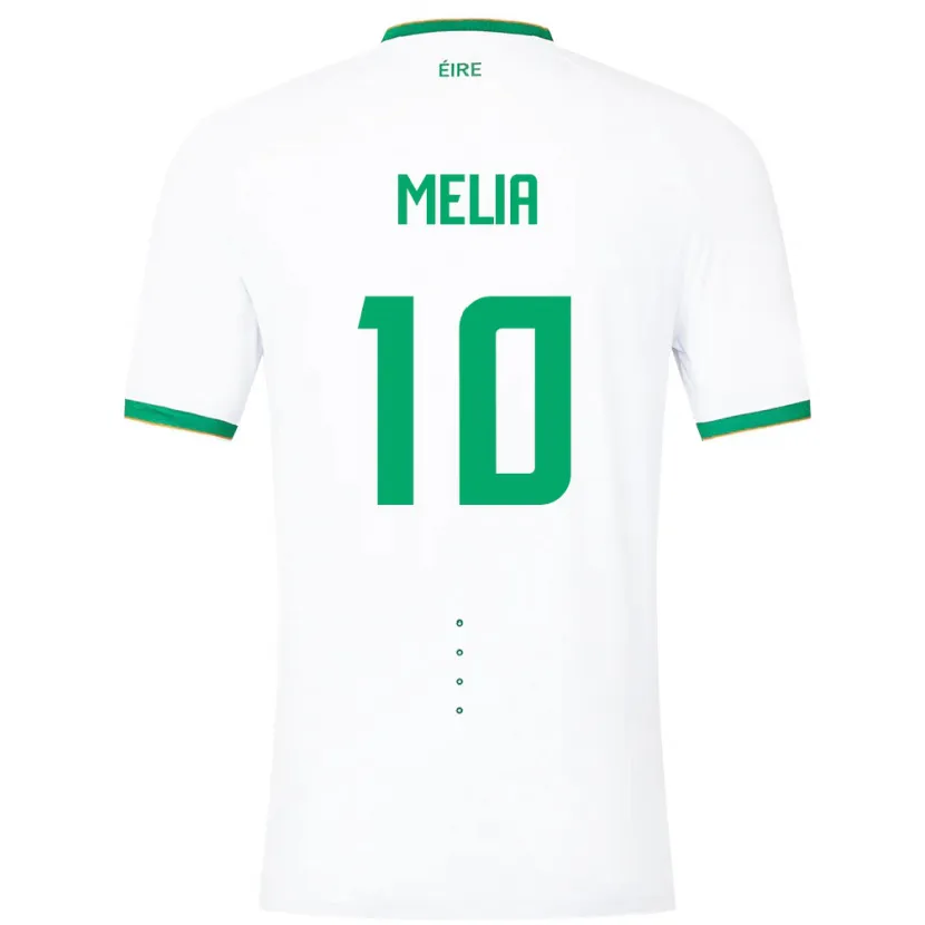 Danxen Dames Ierland Mason Melia #10 Wit Uitshirt Uittenue 24-26 T-Shirt