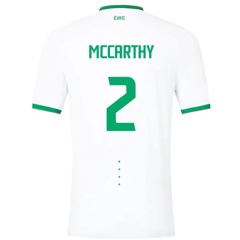 Danxen Dames Ierland Savannah Mccarthy #2 Wit Uitshirt Uittenue 24-26 T-Shirt
