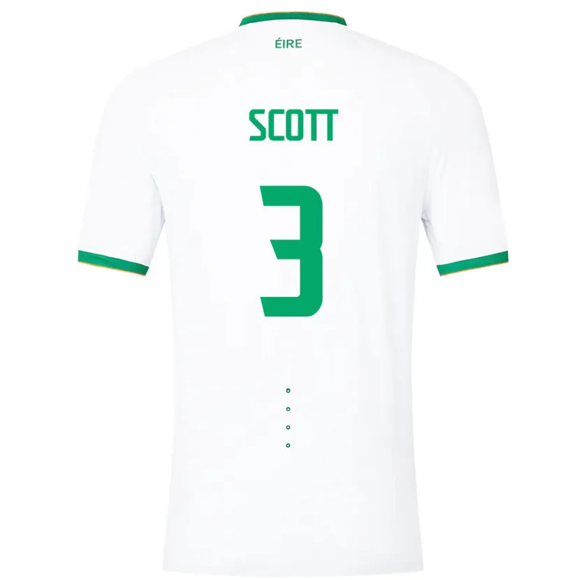 Danxen Dames Ierland Harriet Scott #3 Wit Uitshirt Uittenue 24-26 T-Shirt