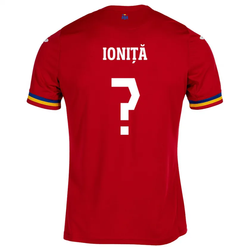 Danxen Dames Roemenië Ștefan Ioniță #0 Rood Uitshirt Uittenue 24-26 T-Shirt