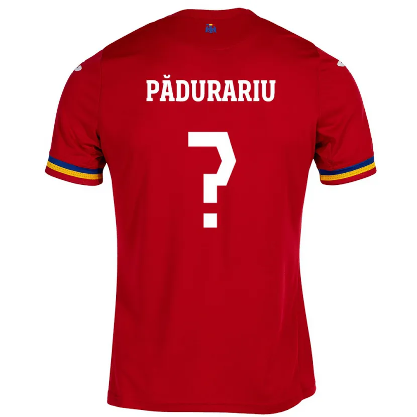 Danxen Dames Roemenië Ricardo Pădurariu #0 Rood Uitshirt Uittenue 24-26 T-Shirt