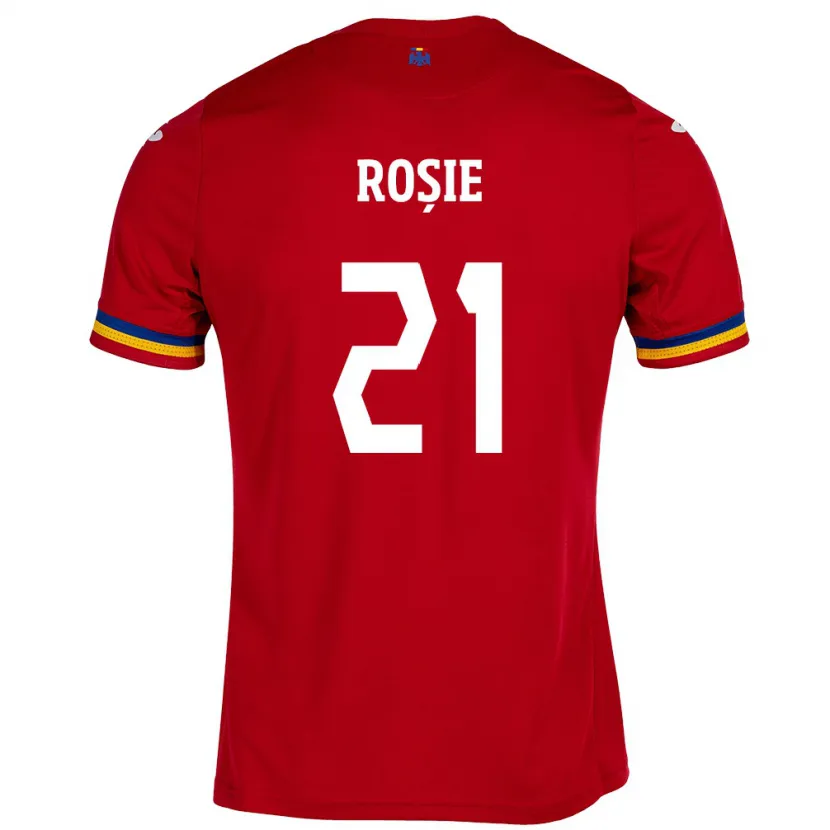 Danxen Dames Roemenië Genoveva Roșie #21 Rood Uitshirt Uittenue 24-26 T-Shirt