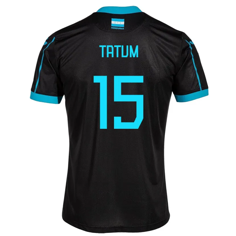 Danxen Dames Honduras Anfronit Tatum #15 Zwart Uitshirt Uittenue 24-26 T-Shirt