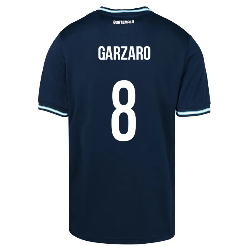 Danxen Dames Guatemala Santiago Garzaro #8 Blauw Uitshirt Uittenue 24-26 T-Shirt