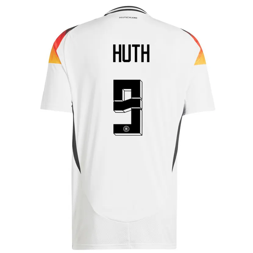 Danxen Kinderen Duitsland Svenja Huth #9 Wit Thuisshirt Thuistenue 24-26 T-Shirt