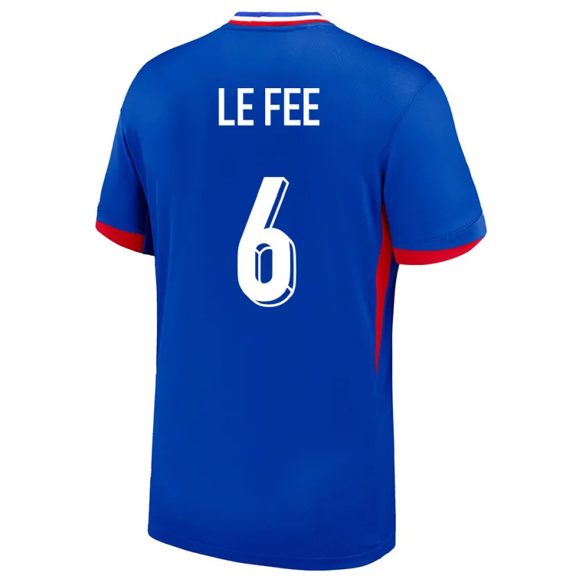 Danxen Kinderen Frankrijk Enzo Le Fee #6 Blauw Thuisshirt Thuistenue 24-26 T-Shirt