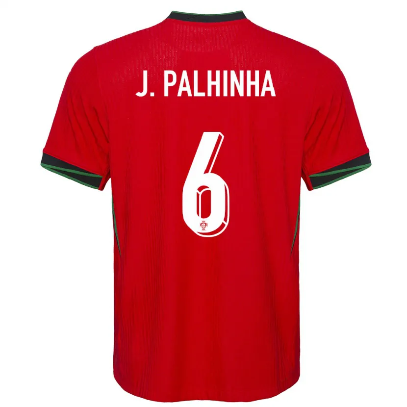 Danxen Kinderen Portugal Joao Palhinha #6 Rood Thuisshirt Thuistenue 24-26 T-Shirt