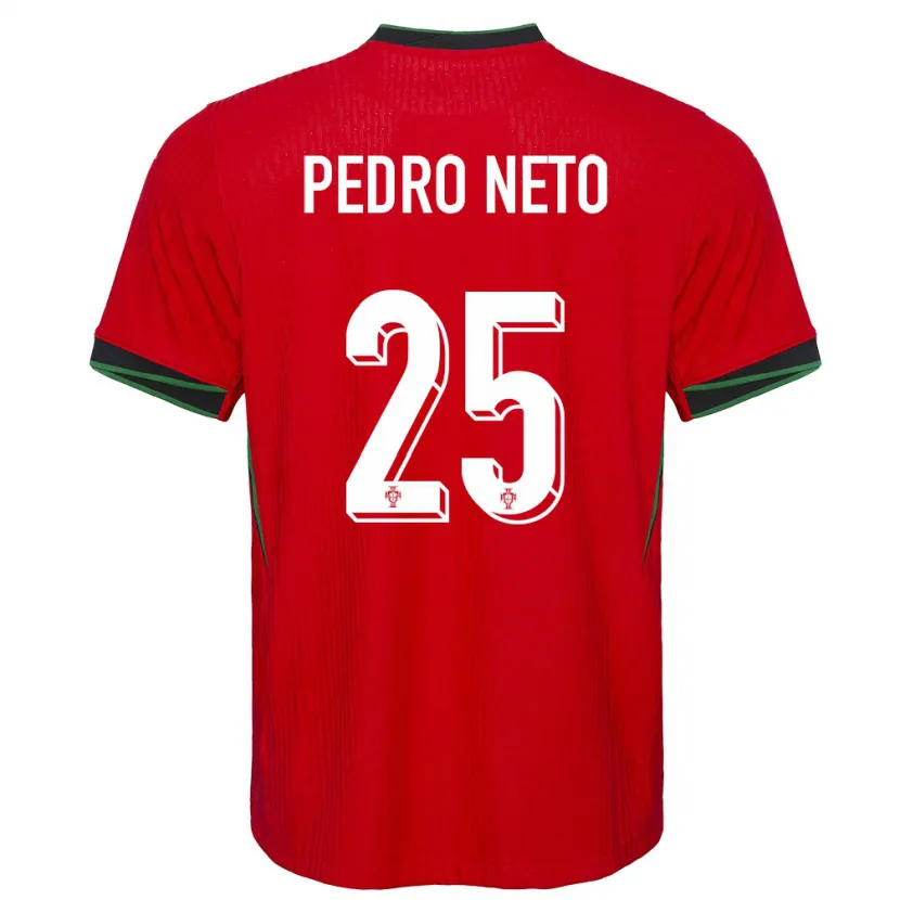 Danxen Kinderen Portugal Pedro Neto #25 Rood Thuisshirt Thuistenue 24-26 T-Shirt
