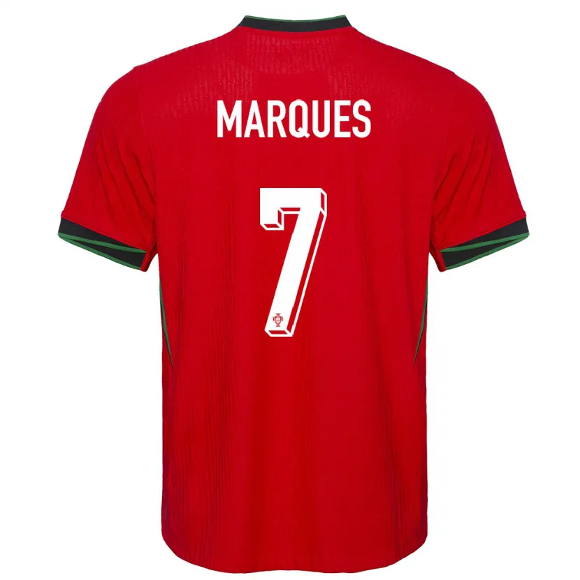 Danxen Kinderen Portugal Vanessa Marques #7 Rood Thuisshirt Thuistenue 24-26 T-Shirt