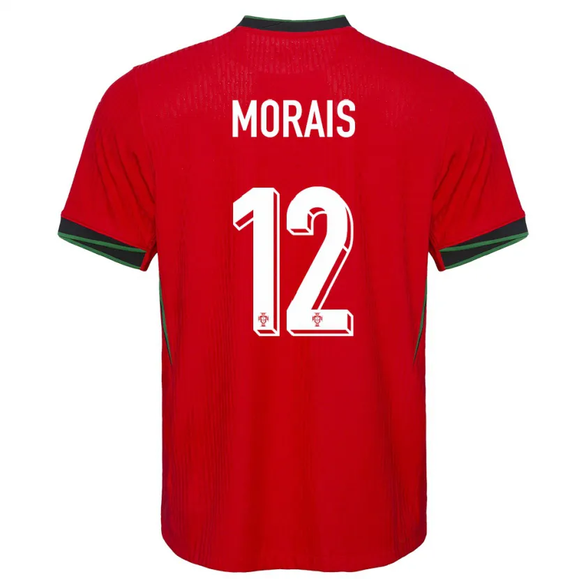 Danxen Kinderen Portugal Patricia Morais #12 Rood Thuisshirt Thuistenue 24-26 T-Shirt