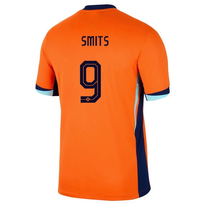 Danxen Kinderen Nederland Joelle Smits #9 Oranje Thuisshirt Thuistenue 24-26 T-Shirt