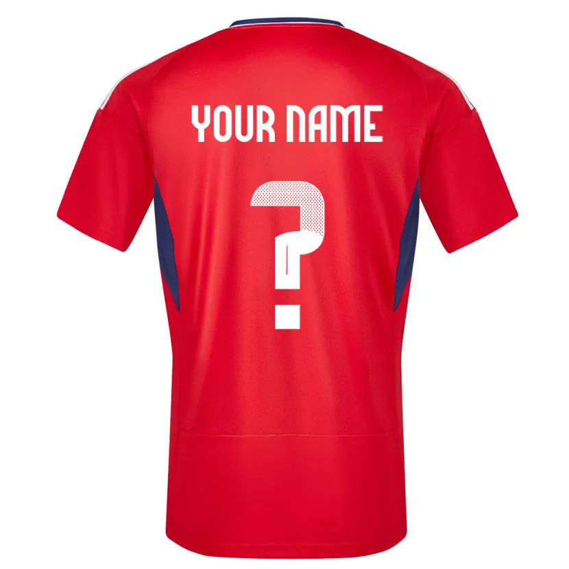Danxen Kinderen Costa Rica Uw Naam #0 Rood Thuisshirt Thuistenue 24-26 T-Shirt