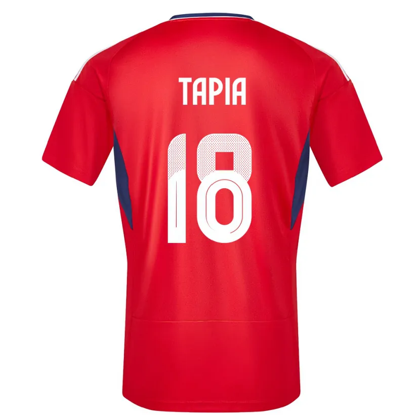 Danxen Kinderen Costa Rica Priscilla Tapia #18 Rood Thuisshirt Thuistenue 24-26 T-Shirt