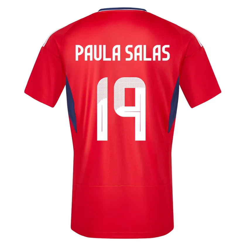 Danxen Kinderen Costa Rica Maria Paula Salas #19 Rood Thuisshirt Thuistenue 24-26 T-Shirt