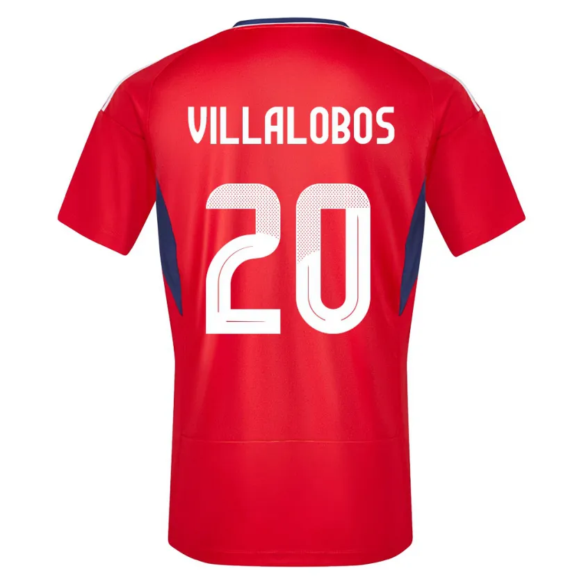 Danxen Kinderen Costa Rica Fabiola Villalobos #20 Rood Thuisshirt Thuistenue 24-26 T-Shirt