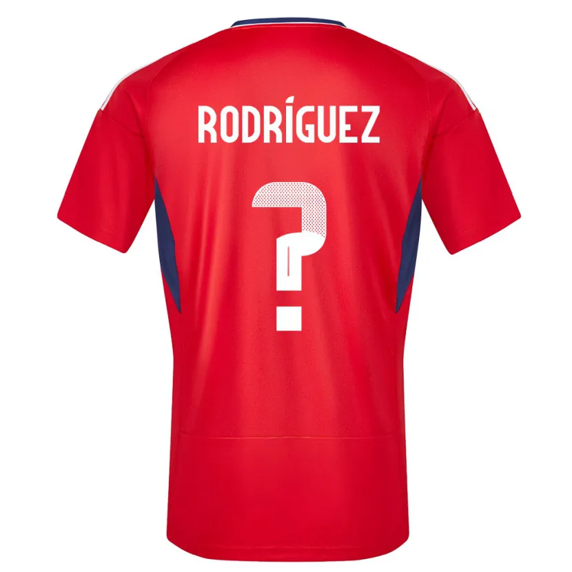 Danxen Kinderen Costa Rica Bradley Rodriguez #0 Rood Thuisshirt Thuistenue 24-26 T-Shirt