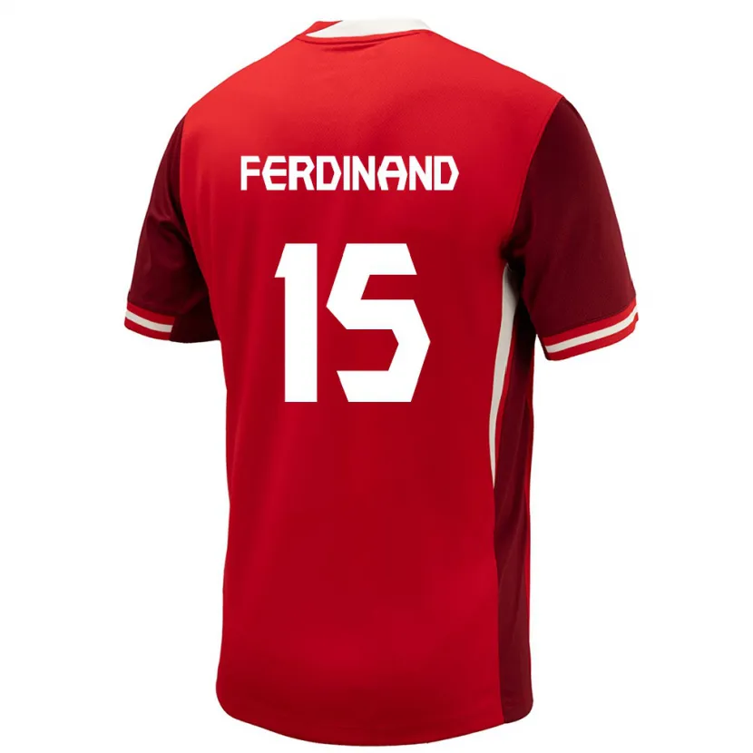 Danxen Kinderen Canada Keesean Ferdinand #15 Rood Thuisshirt Thuistenue 24-26 T-Shirt