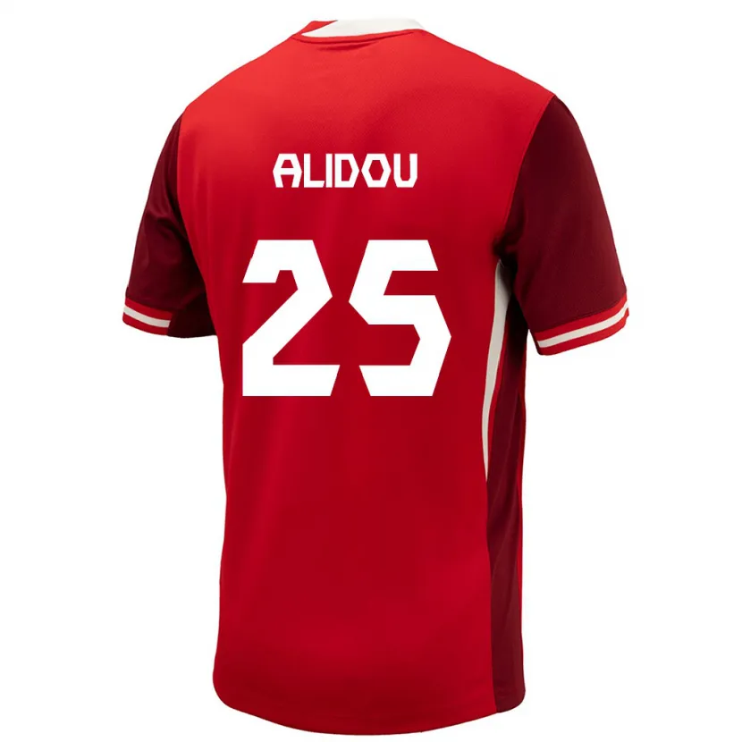 Danxen Kinderen Canada Marie-Yasmine Alidou #25 Rood Thuisshirt Thuistenue 24-26 T-Shirt