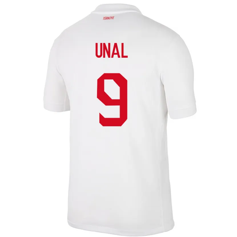 Danxen Kinderen Turkije Enes Ünal #9 Wit Thuisshirt Thuistenue 24-26 T-Shirt