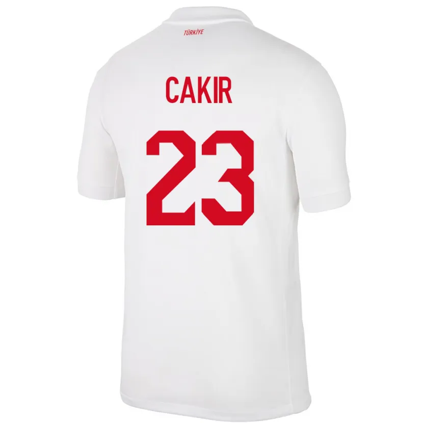 Danxen Kinderen Turkije Uğurcan Çakır #23 Wit Thuisshirt Thuistenue 24-26 T-Shirt