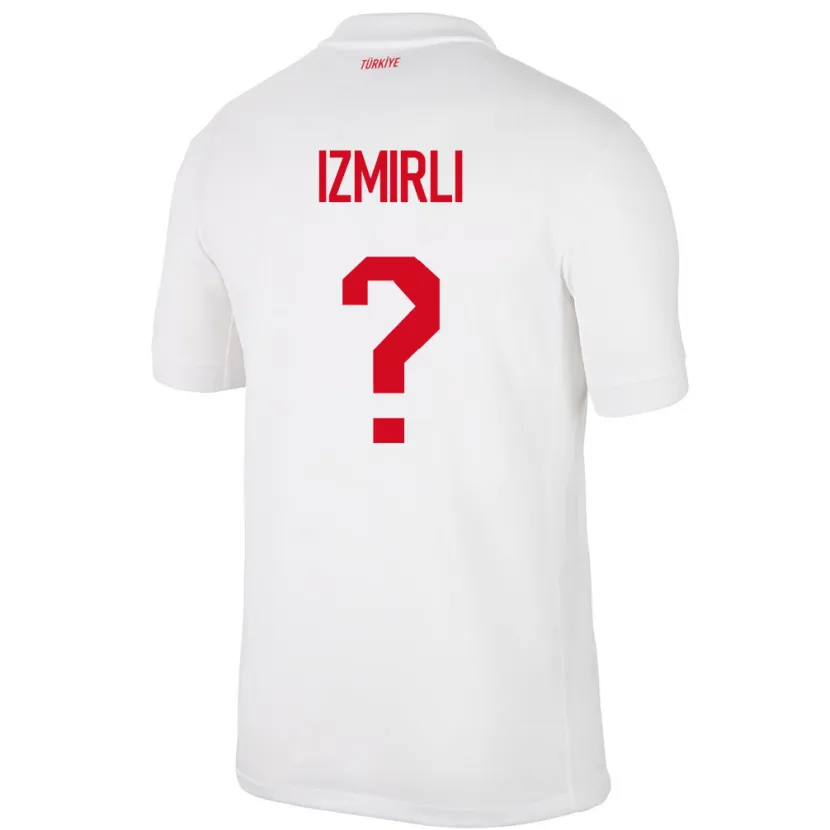 Danxen Kinderen Turkije Ege İzmirli #0 Wit Thuisshirt Thuistenue 24-26 T-Shirt