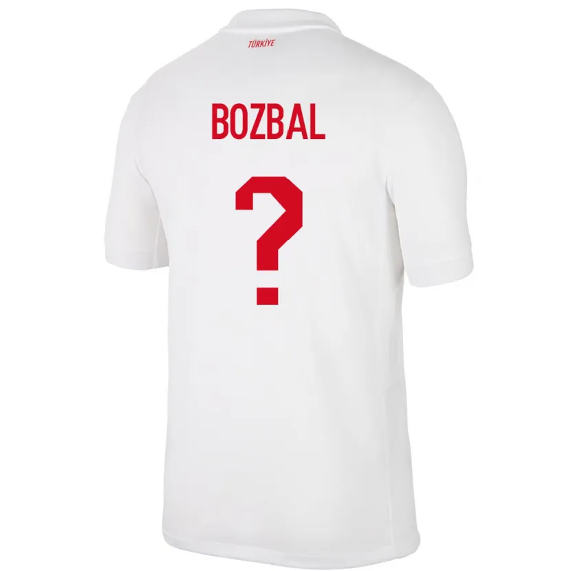 Danxen Kinderen Turkije Birsen Bozbal #0 Wit Thuisshirt Thuistenue 24-26 T-Shirt