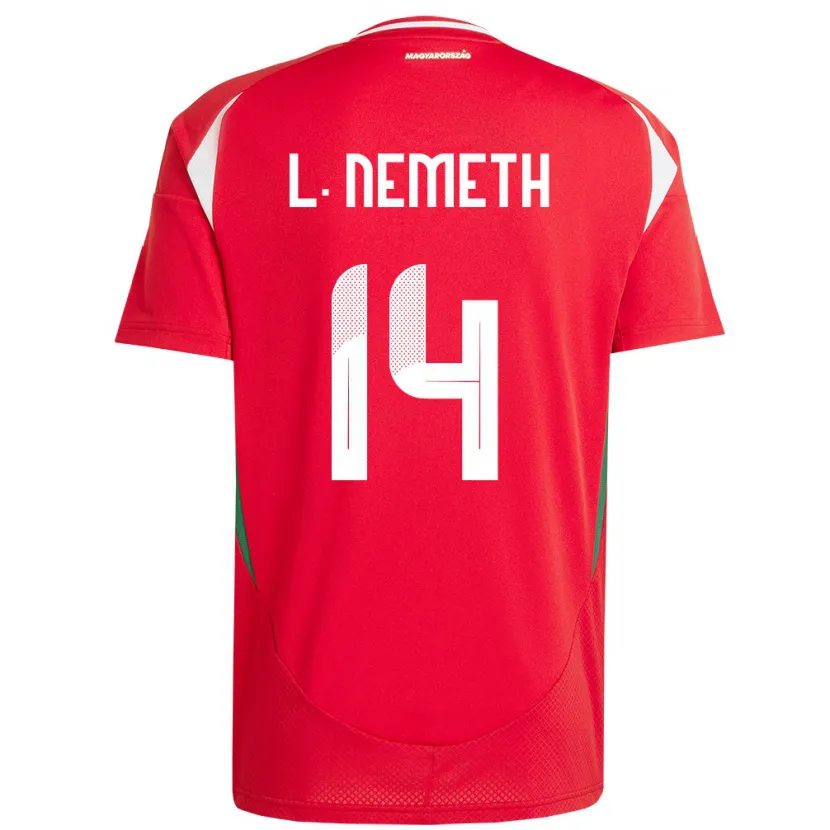 Danxen Kinderen Hongarije Loretta Németh #14 Rood Thuisshirt Thuistenue 24-26 T-Shirt