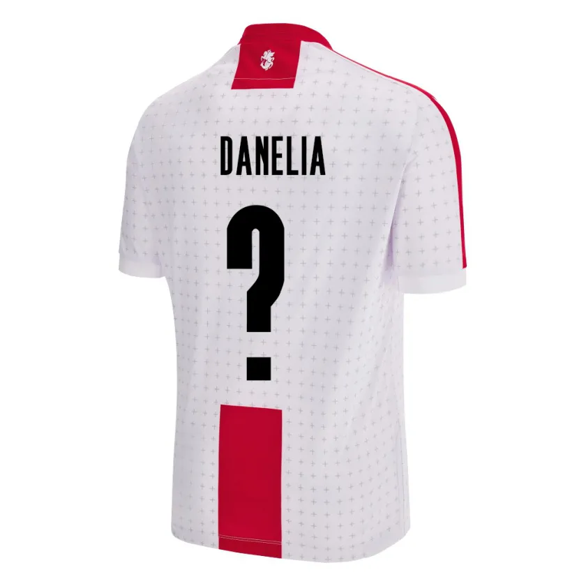 Danxen Kinderen Georgia Reziko Danelia #0 Wit Thuisshirt Thuistenue 24-26 T-Shirt