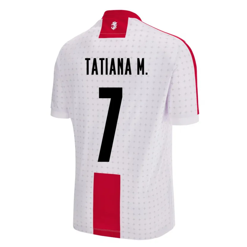 Danxen Kinderen Georgia Tatiana Matveeva #7 Wit Thuisshirt Thuistenue 24-26 T-Shirt