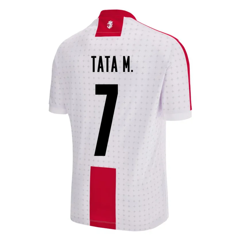 Danxen Kinderen Georgia Tata Matveeva #7 Wit Thuisshirt Thuistenue 24-26 T-Shirt