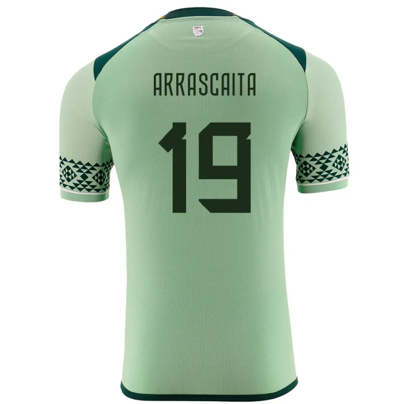 Danxen Kinderen Bolivia Jaime Arrascaita #19 Licht Groen Thuisshirt Thuistenue 24-26 T-Shirt