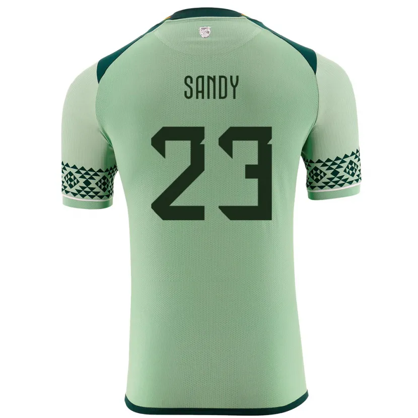 Danxen Kinderen Bolivia Daniel Sandy #23 Licht Groen Thuisshirt Thuistenue 24-26 T-Shirt