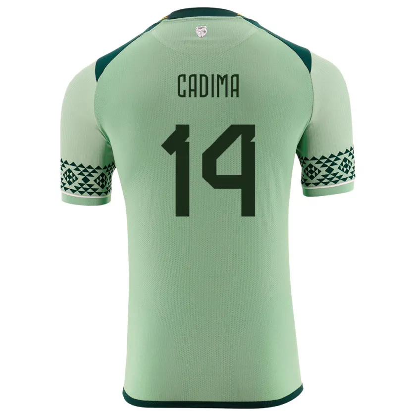 Danxen Kinderen Bolivia Ricardo Cadima #14 Licht Groen Thuisshirt Thuistenue 24-26 T-Shirt