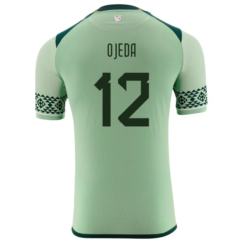 Danxen Kinderen Bolivia Vanessa Ojeda #12 Licht Groen Thuisshirt Thuistenue 24-26 T-Shirt