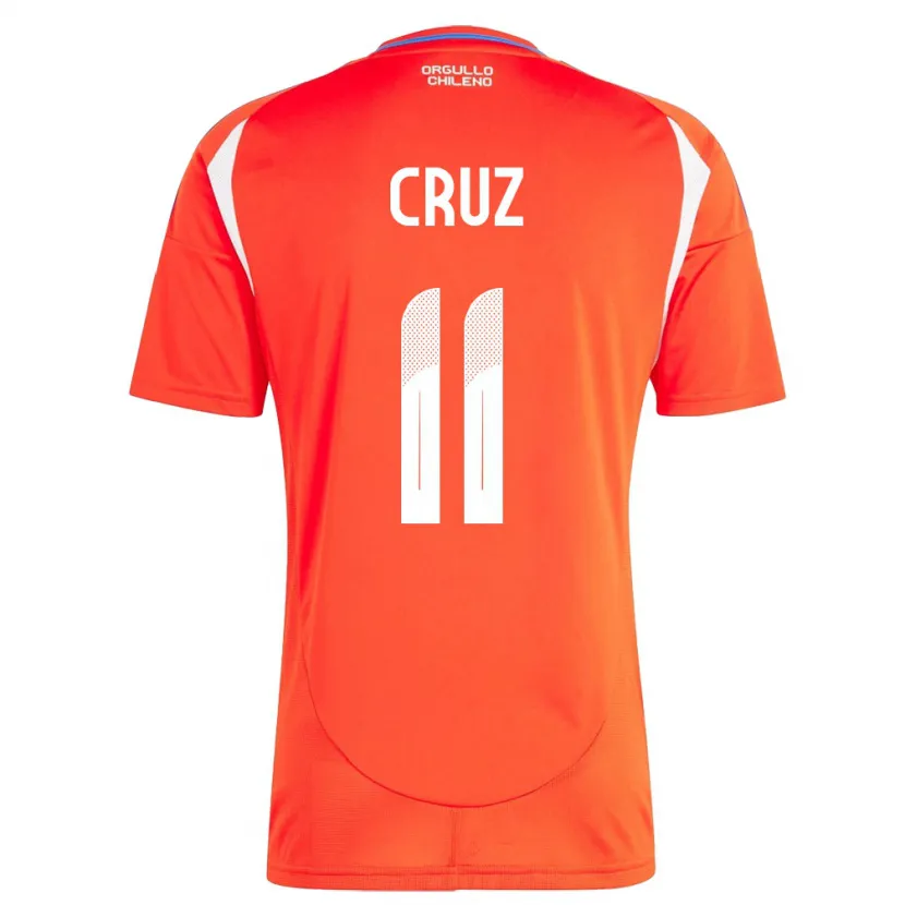 Danxen Kinderen Chili Joan Cruz #11 Rood Thuisshirt Thuistenue 24-26 T-Shirt