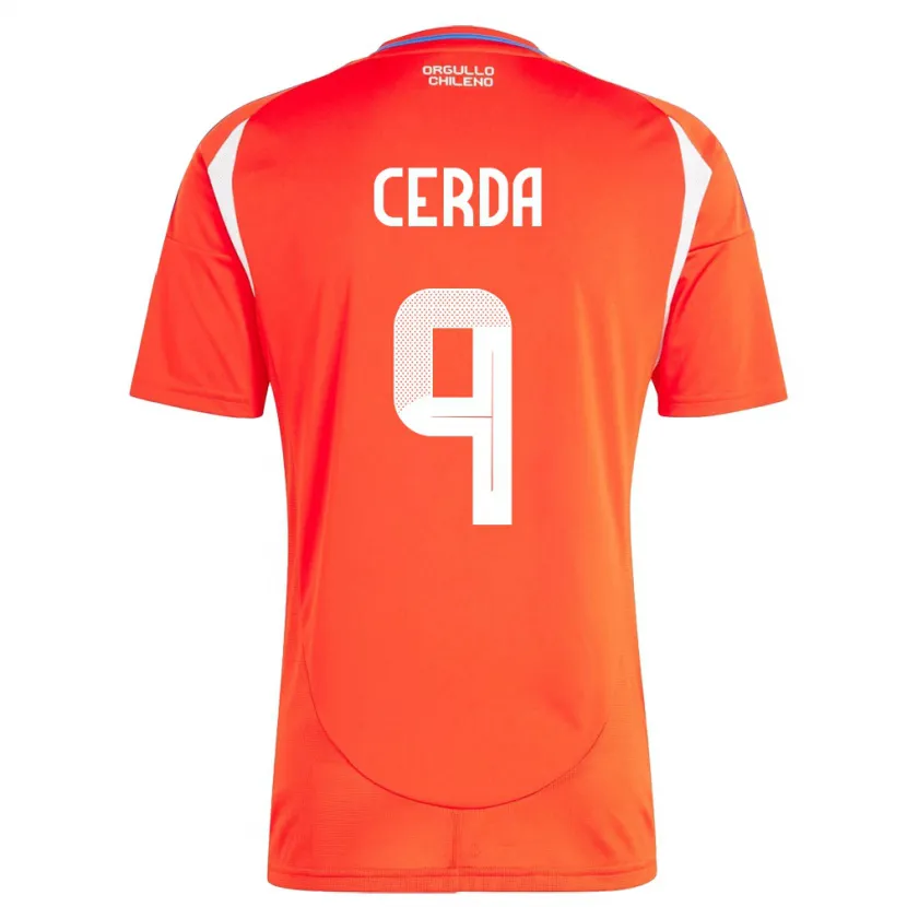 Danxen Kinderen Chili Axel Cerda #9 Rood Thuisshirt Thuistenue 24-26 T-Shirt