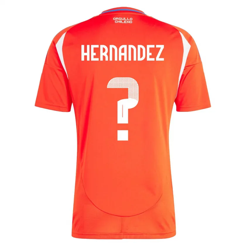 Danxen Kinderen Chili Camilo Hernández #0 Rood Thuisshirt Thuistenue 24-26 T-Shirt