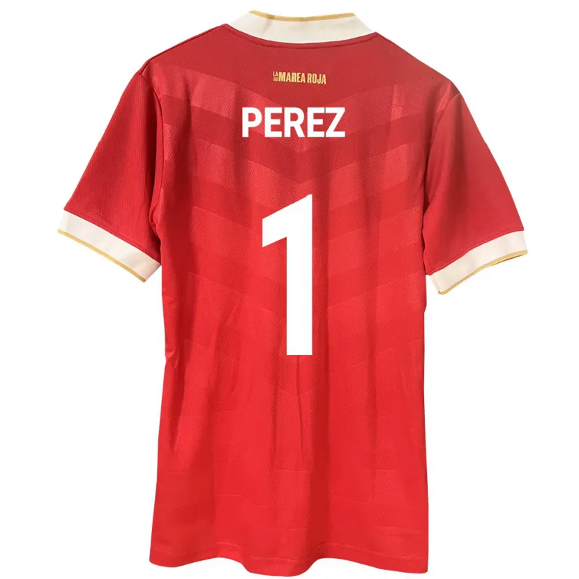Danxen Kinderen Panama Miguel Pérez #1 Rood Thuisshirt Thuistenue 24-26 T-Shirt